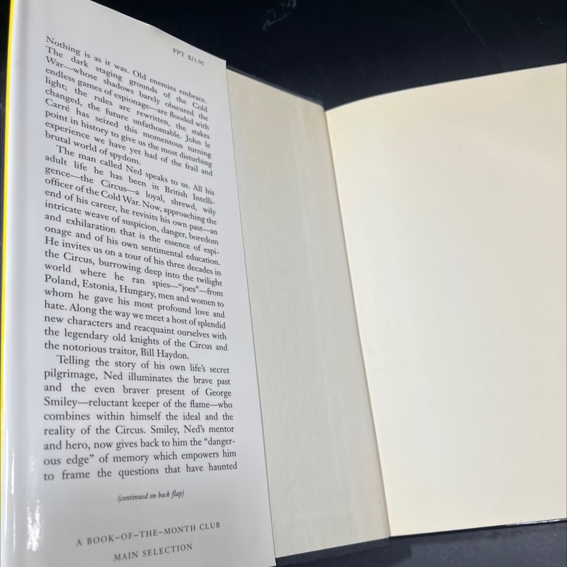 the secret pilgrim book, by John le Carré, 1991 Hardcover image 4