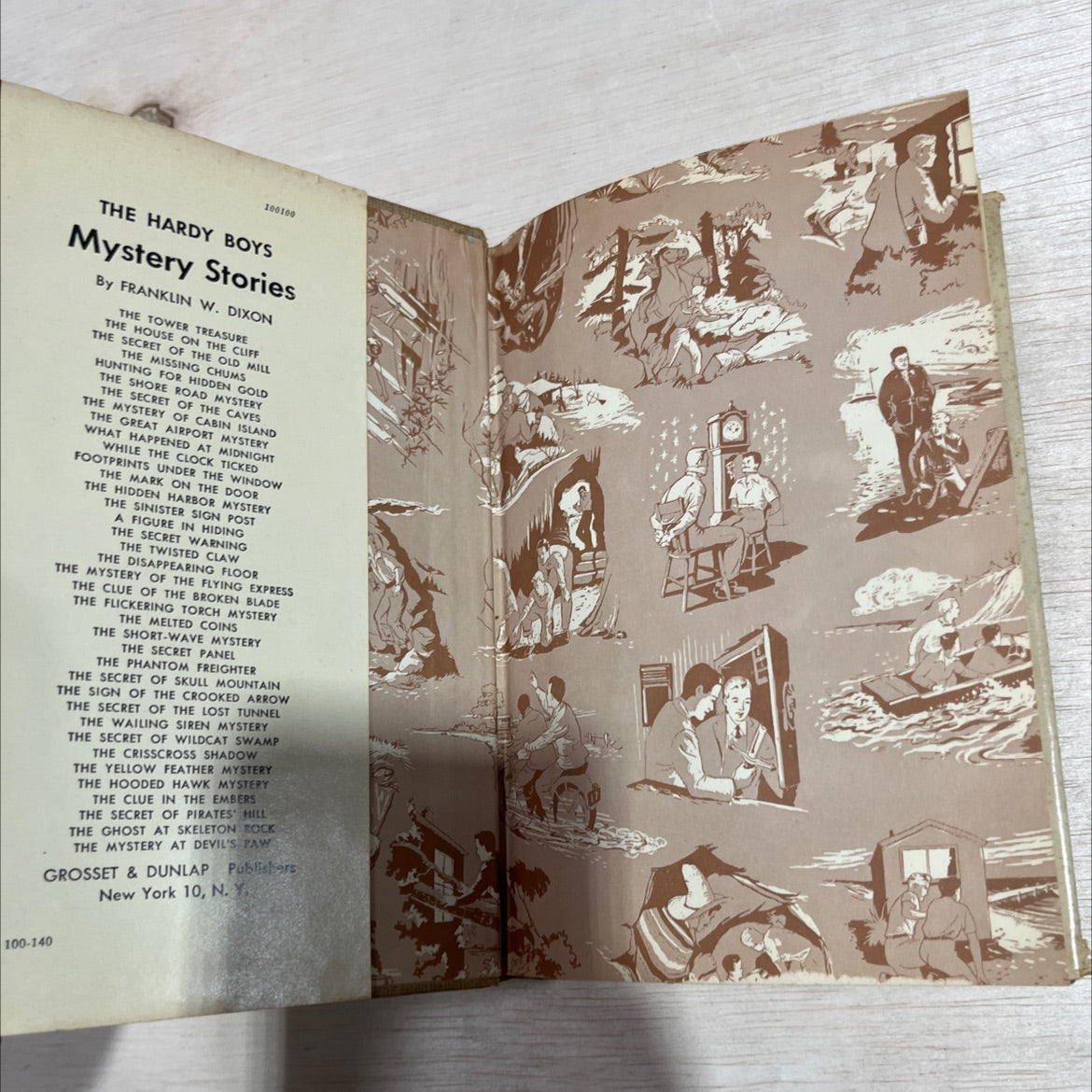 the sinister sign post book, by franklin w. dixon, 1936 Hardcover image 4