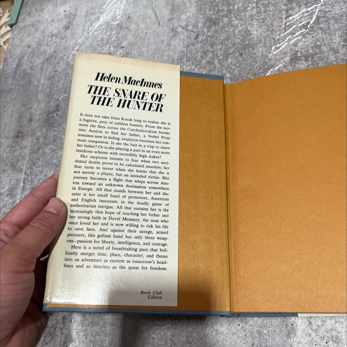 the snare of the hunter book, by helen macinnes, 1974 Hardcover image 4