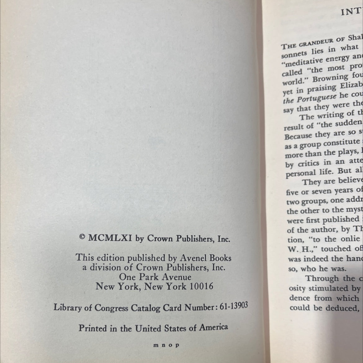 the sonnets of william shakespeare book, by william shakespeare, 1961 Hardcover image 3