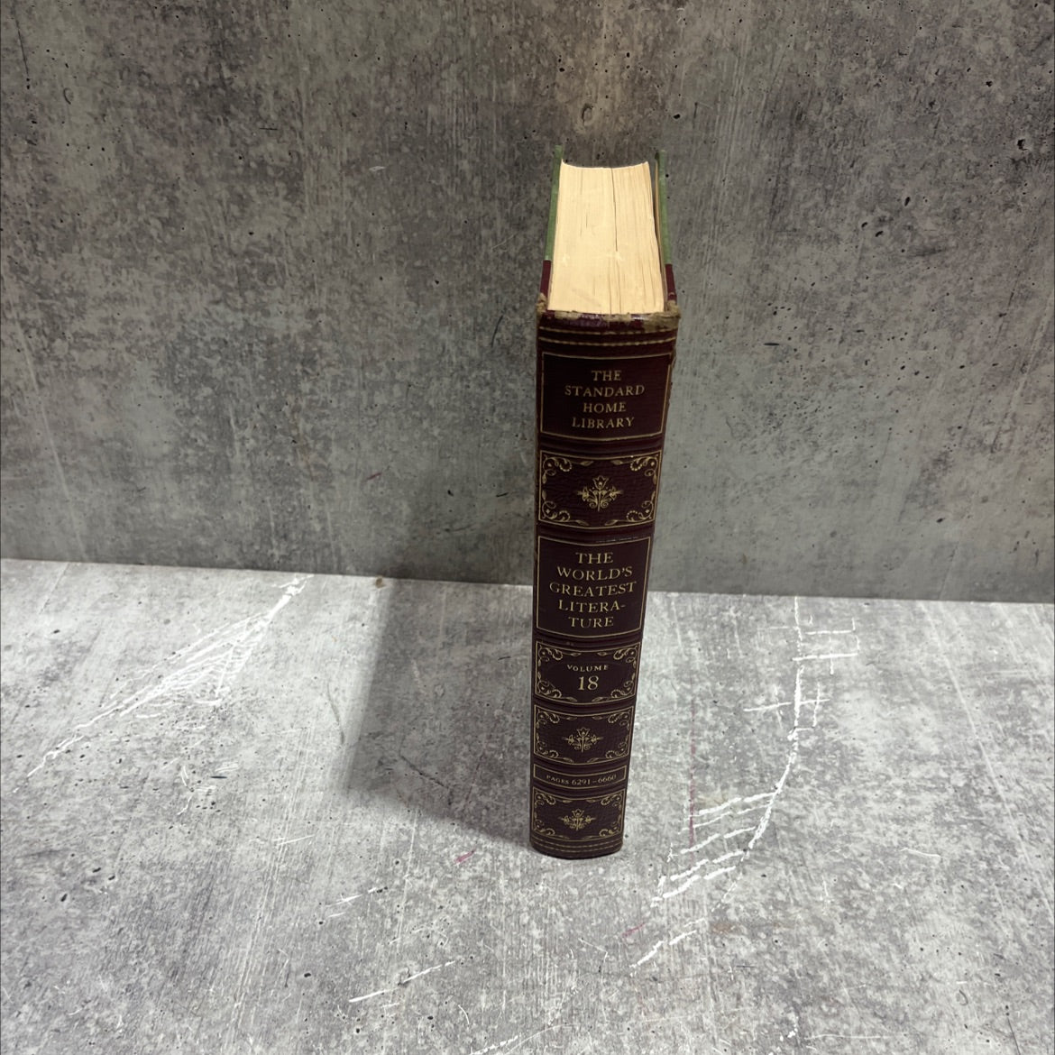 the standard home library of the world's greatest literature book, by unknown, 1958 Hardcover image 4