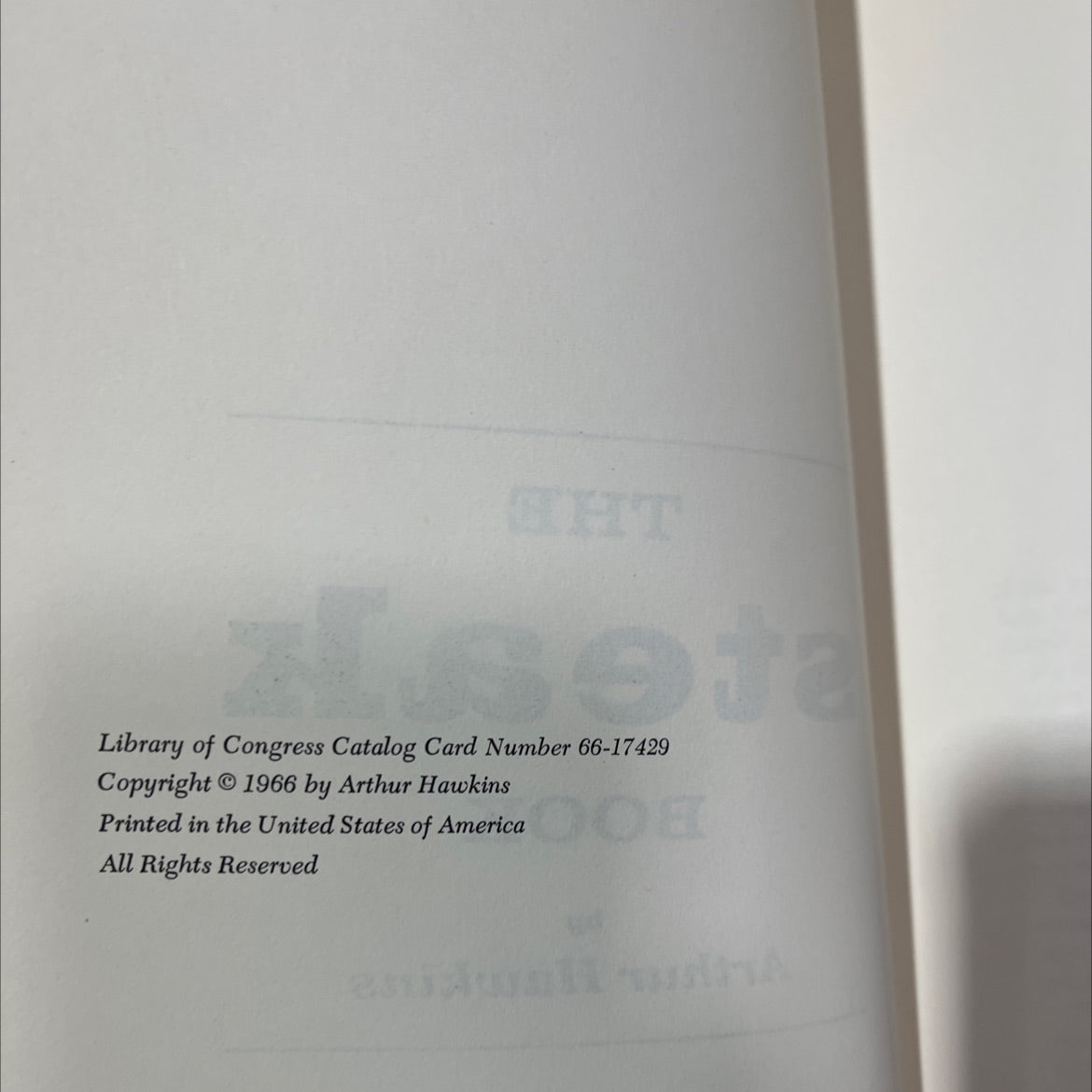 the steak book book, by Arthur Hawkins, 1966 Hardcover, Vintage, Heavily Used image 3