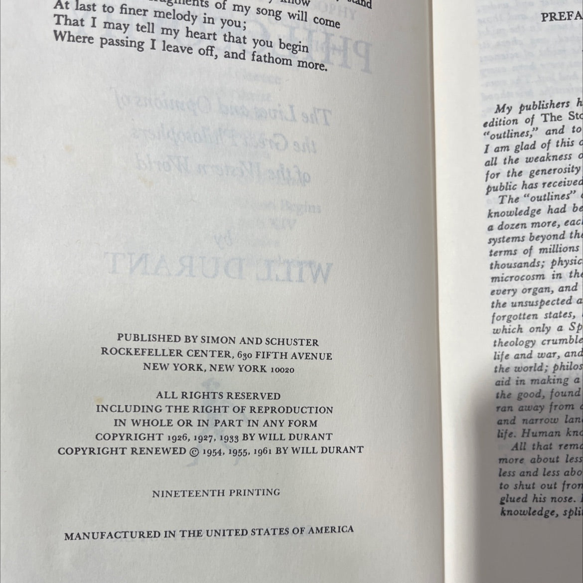 the story of philosophy the lives and opinions of the great philosophers of the western world book, by will durant, image 3