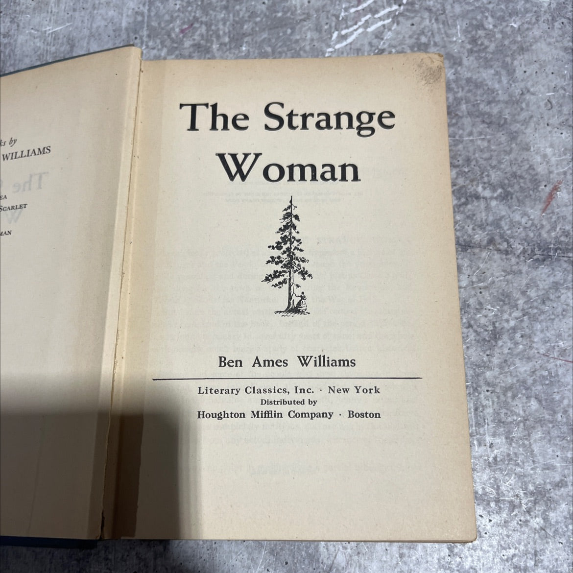 the strange woman book, by ben ames williams, 1970 Hardcover image 3