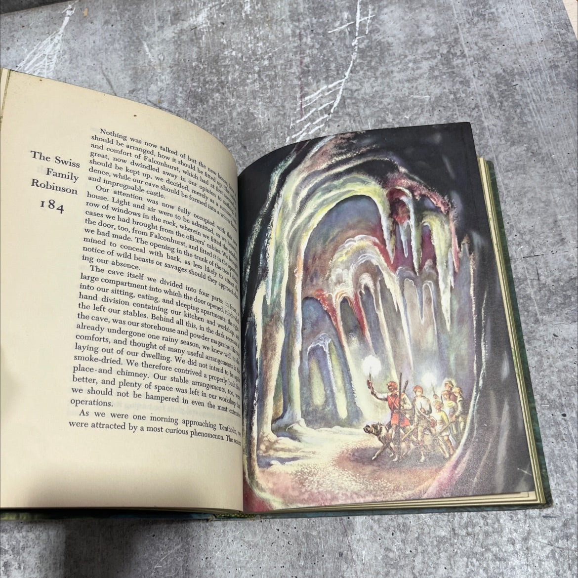 the swiss family robinson book, by johann wyss, 1949 Hardcover image 4