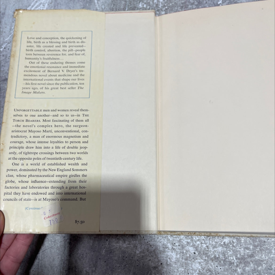 the torch bearers book, by bernard v. dryer, 1967 Hardcover image 4