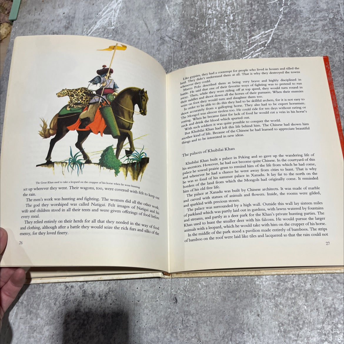 the travels of marco polo book, by marion koenig, 1964 Hardcover image 4