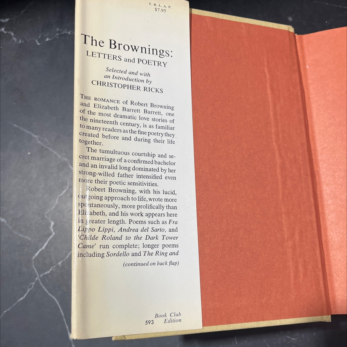 the trousttoo brownings: letters and poetry book, by unknown, 1970 Hardcover image 4