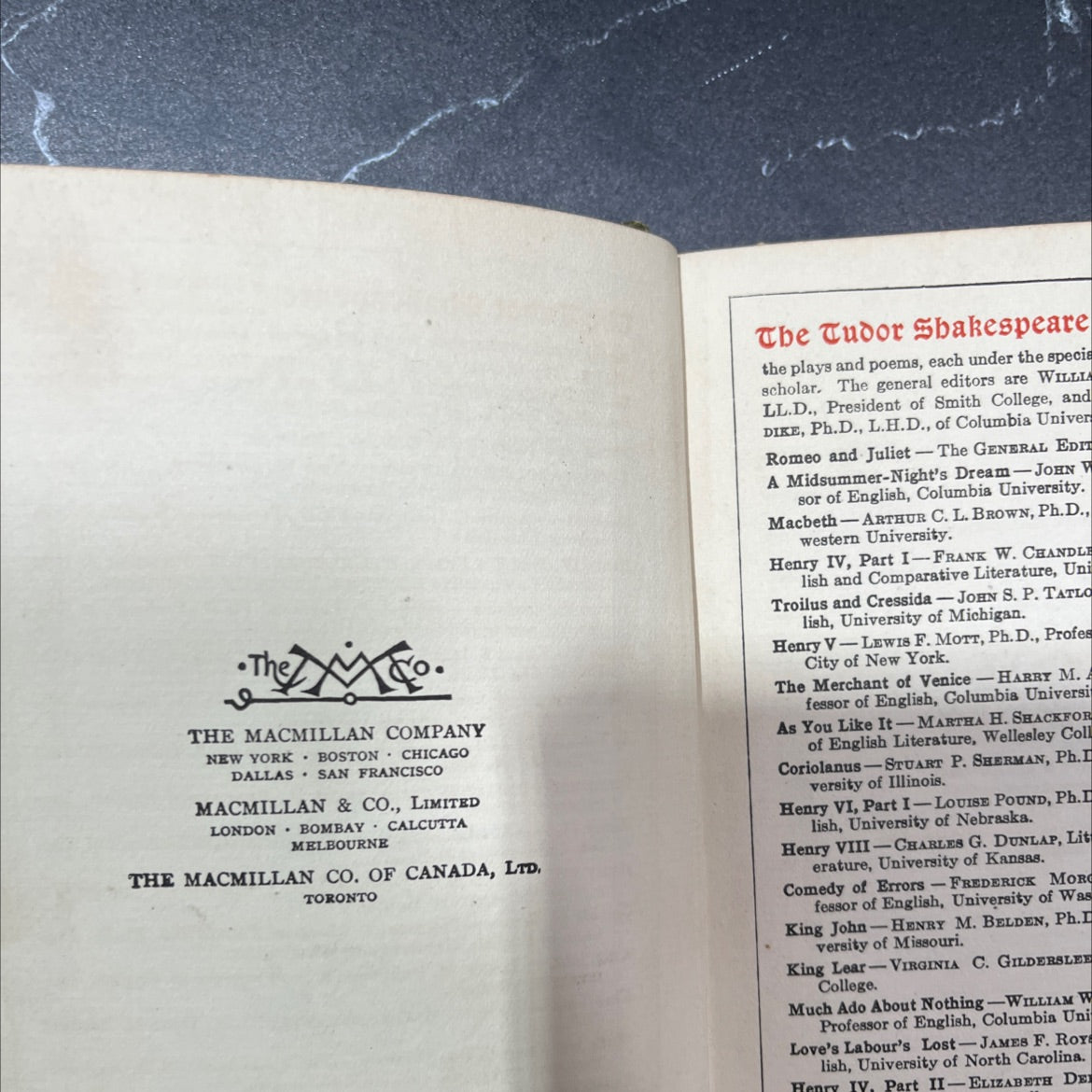 the tudor shakespeare book, by william allan neilson, ashley horace thorndike, unknown Hardcover, Antique image 3