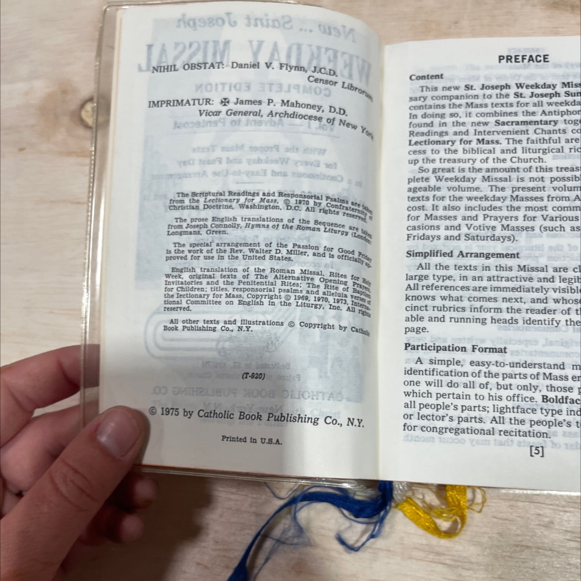 the value of a missal book, by unknown, 1975 Hardcover image 3