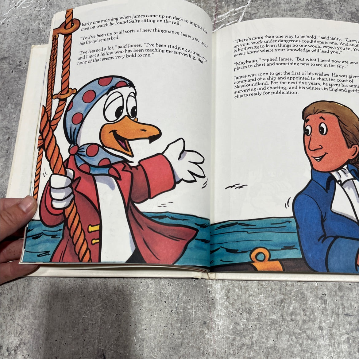 the value of boldness illustrated by the story of captain cook book, by ann donegan johnson, 1986 Hardcover image 4