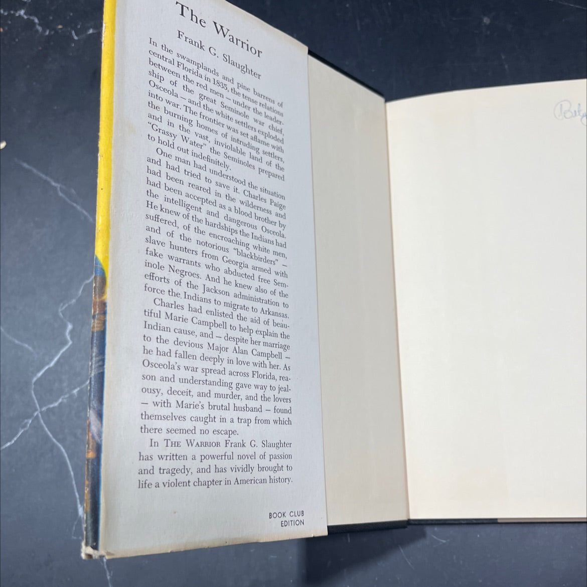 the warrior book, by frank g. slaughter, 1956 Hardcover image 4