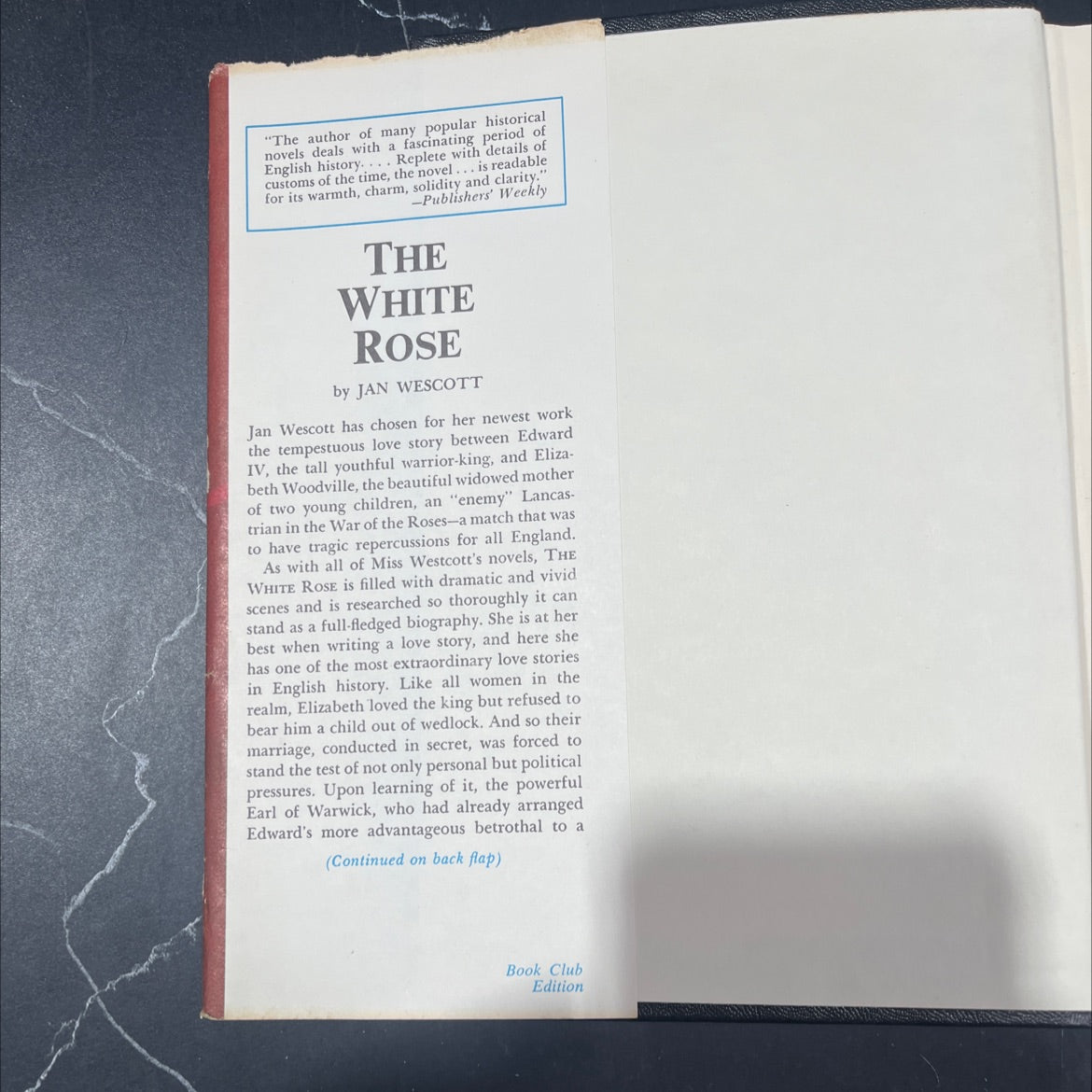 the white rose book, by Jan Westcott, 1969 Hardcover image 4