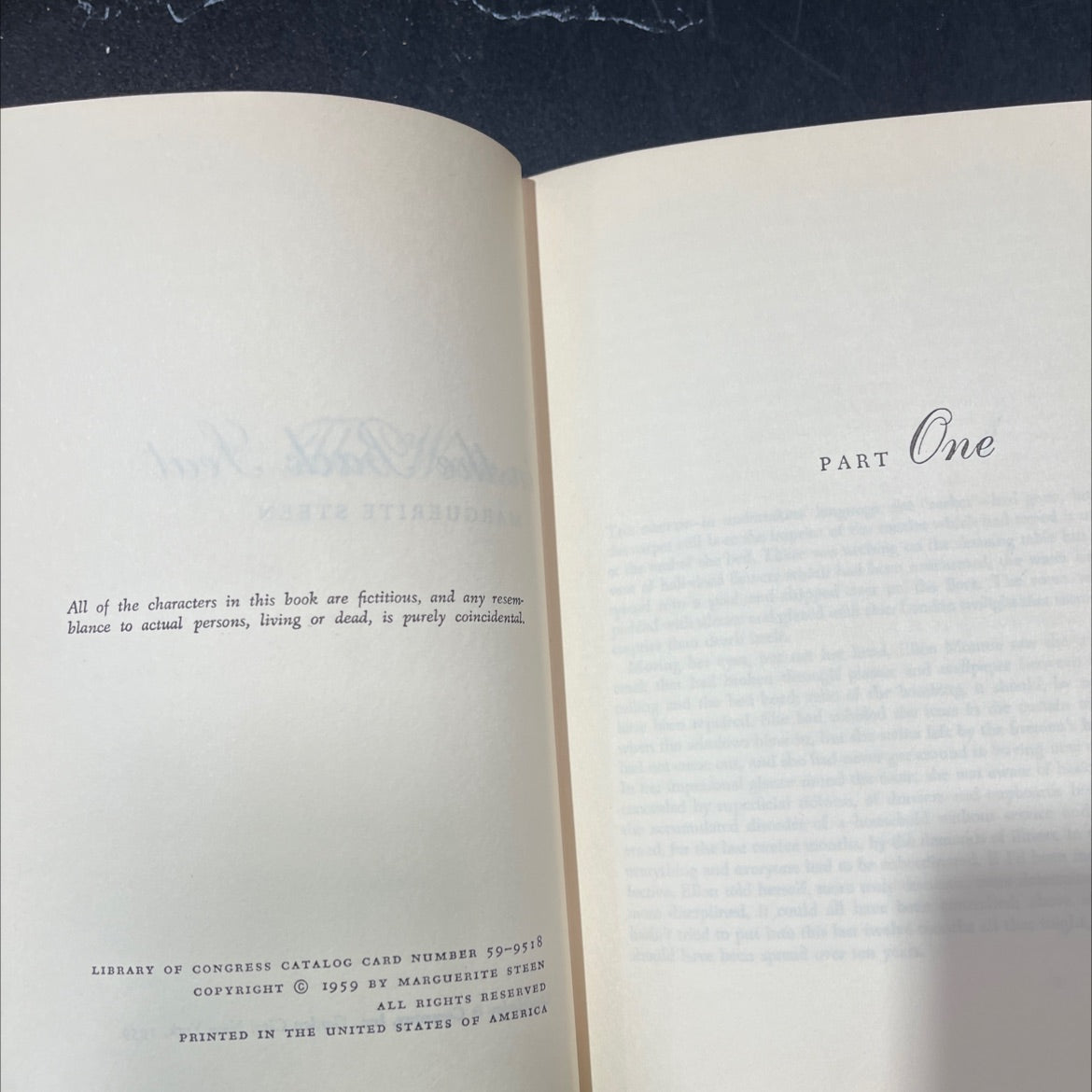 the woman in the back seat book, by marguerite steen, 1959 Hardcover image 3