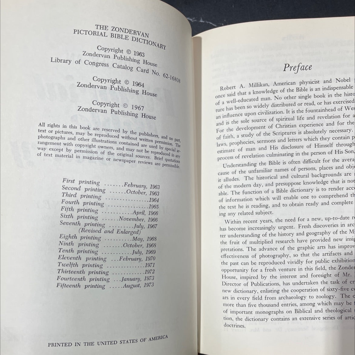 the zondervan pictorial bible dictionary book, by merrill c. tenney, 1970 Hardcover image 3