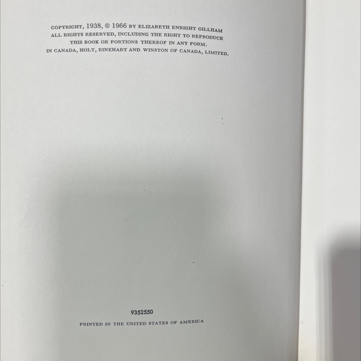 thimble summer book, by elizabeth enright, 1966 Hardcover image 3