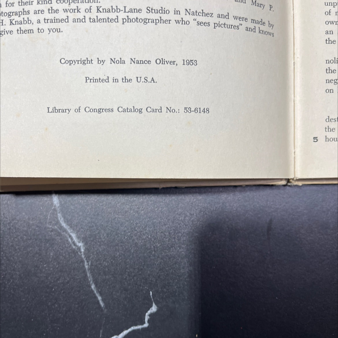 this too is natchez book, by nola nance oliver, 1953 Hardcover, Vintage image 3