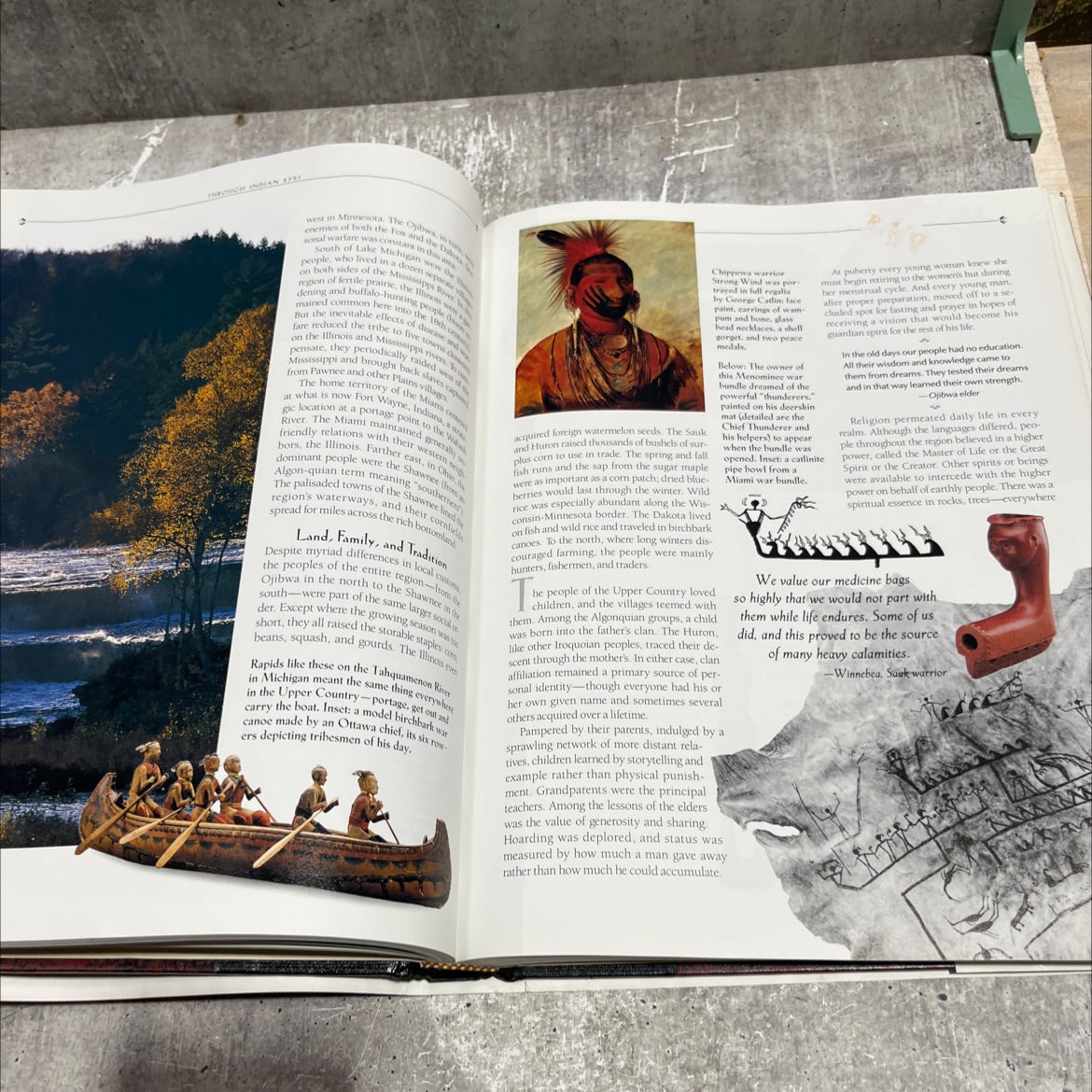 through indian eyes the untold story of native american peoples book, by unknown, 1995 Hardcover image 4