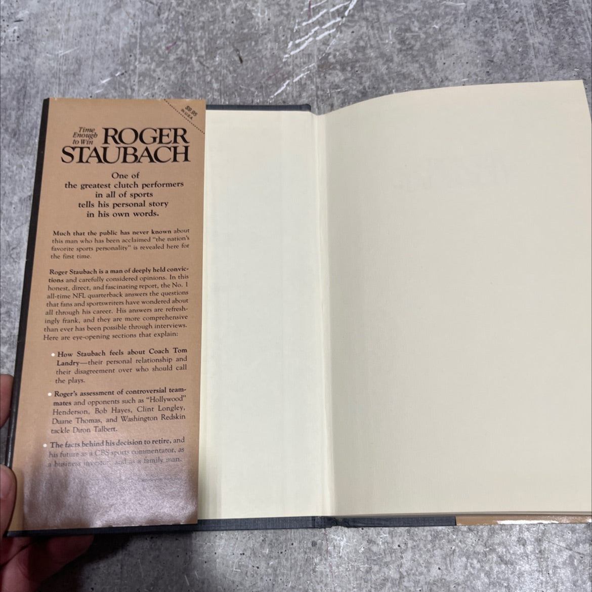 time enough to win book, by roger staubach, 1980 Hardcover image 4