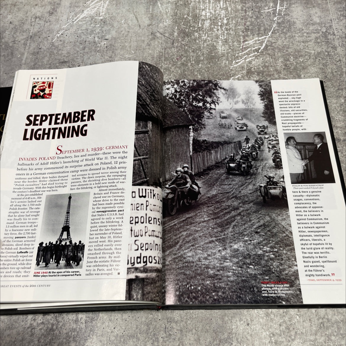 time great events the 20th century book, by editors of time, 1997 Hardcover image 4