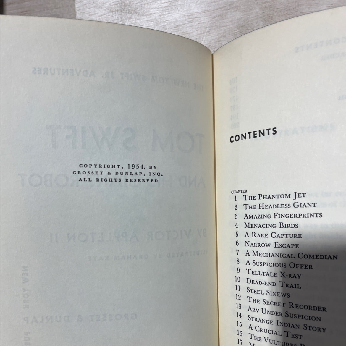 tom swift and his giant robot book, by victor appleton ii, 1954 Hardcover, Vintage image 3