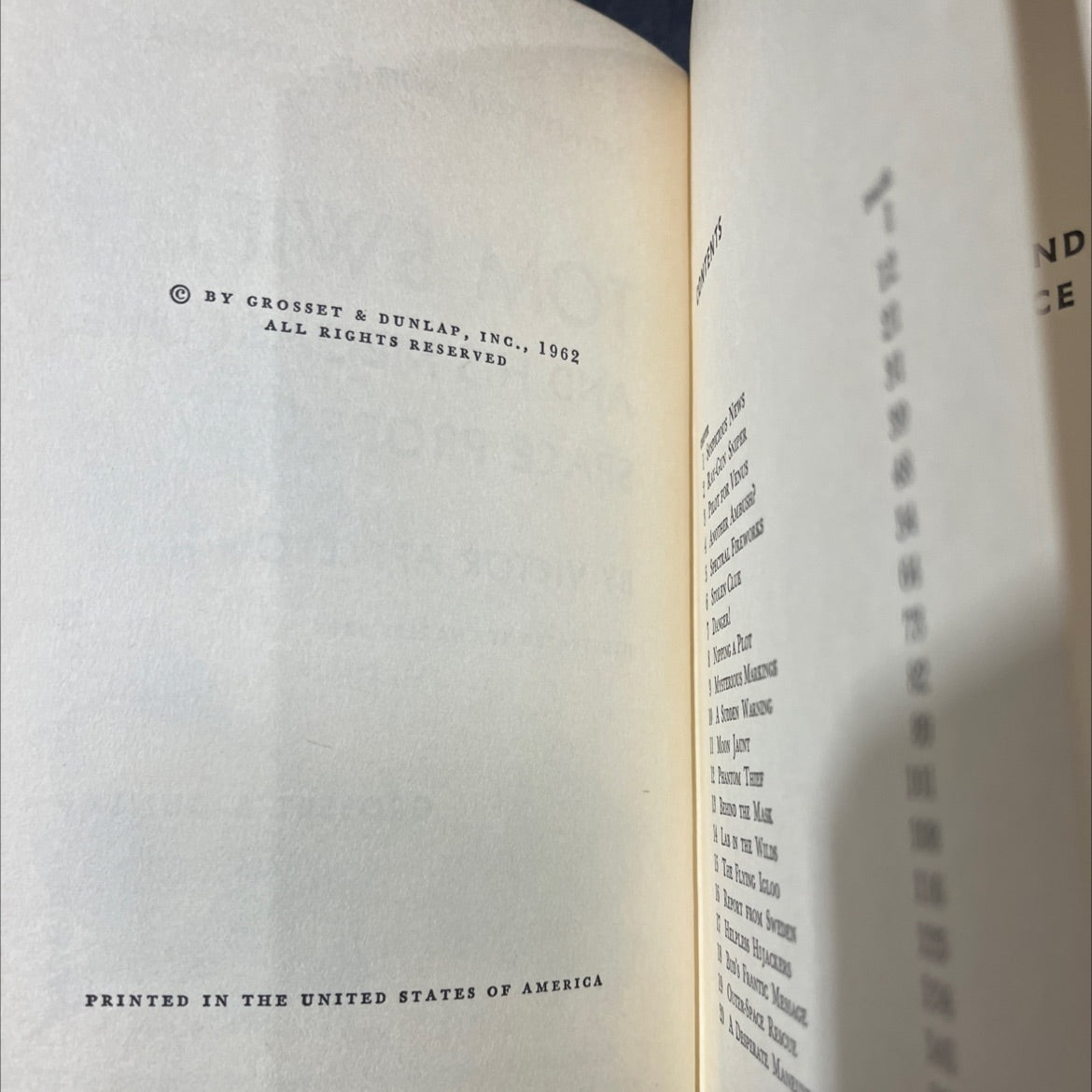 tom swift and his megascope space prober book, by victor appleton ii, 1962 Hardcover image 3