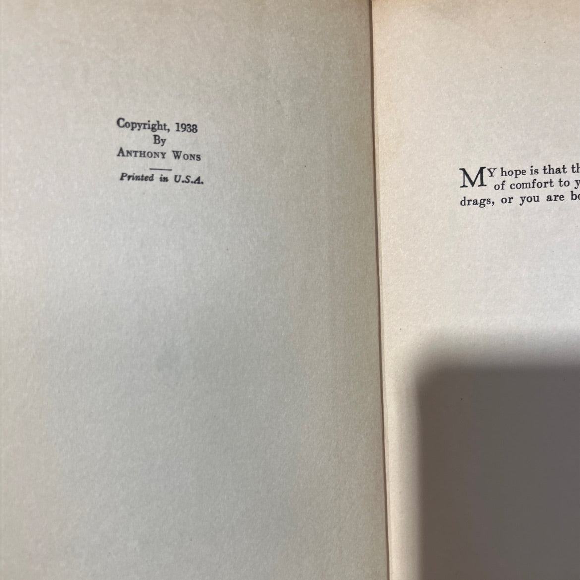 tony's scrap book 1938-39 edition book, by anthony wons, 1938 Hardcover image 3