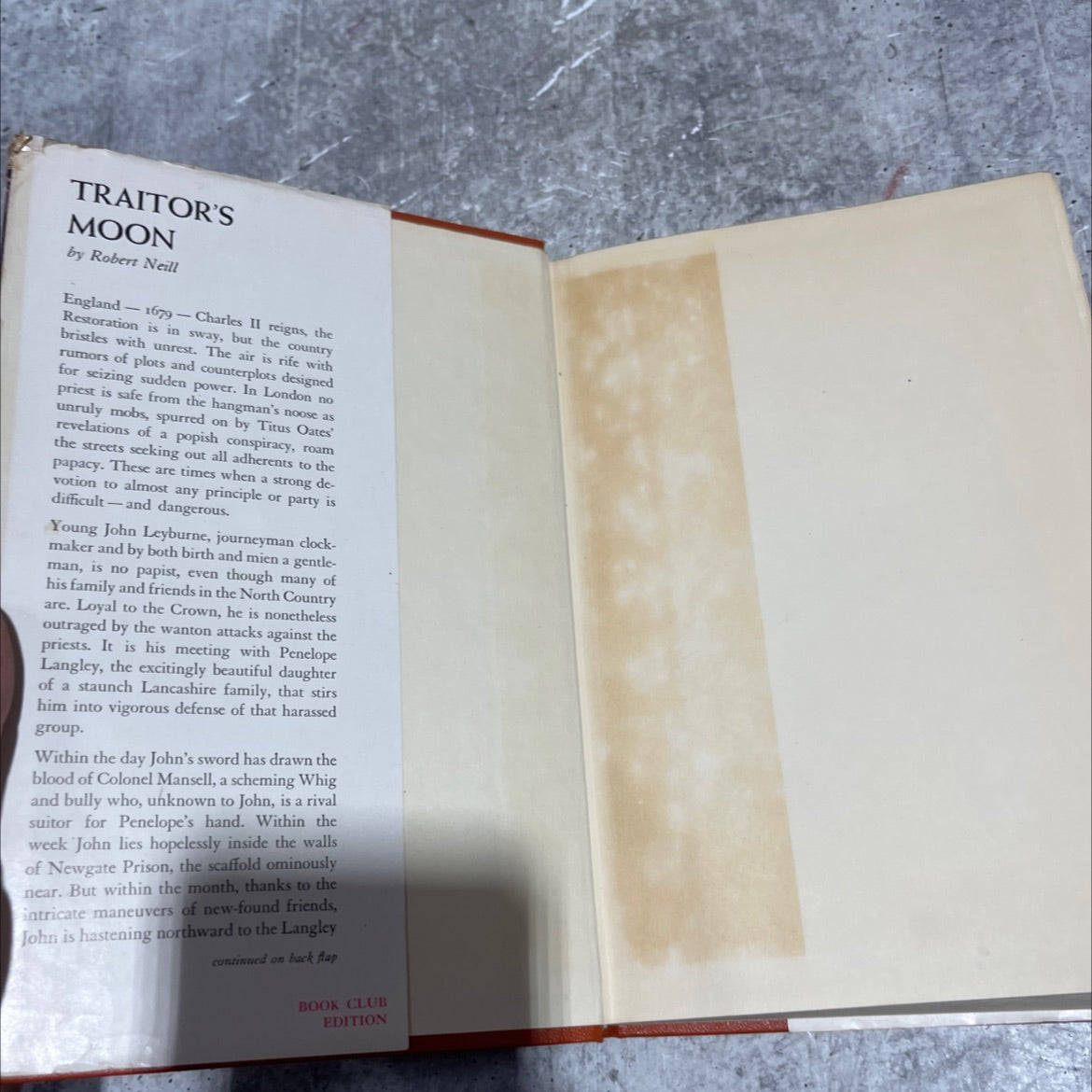 traitor's moon book, by robert neill, 1952 Hardcover image 4