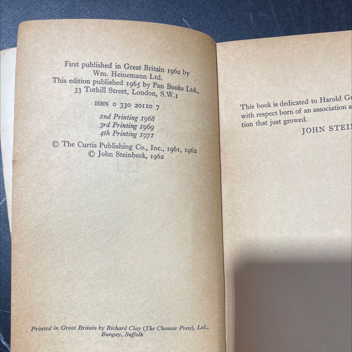 travels with charley in search of america book, by john steinbeck, 1970 Paperback image 3