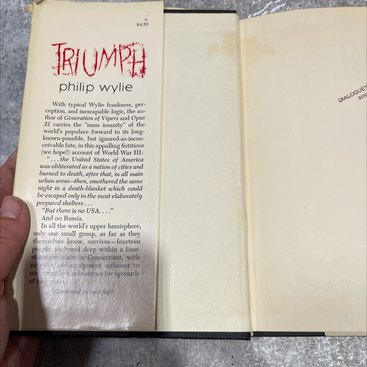 triumph book, by philip wylie, 1963 Hardcover image 4