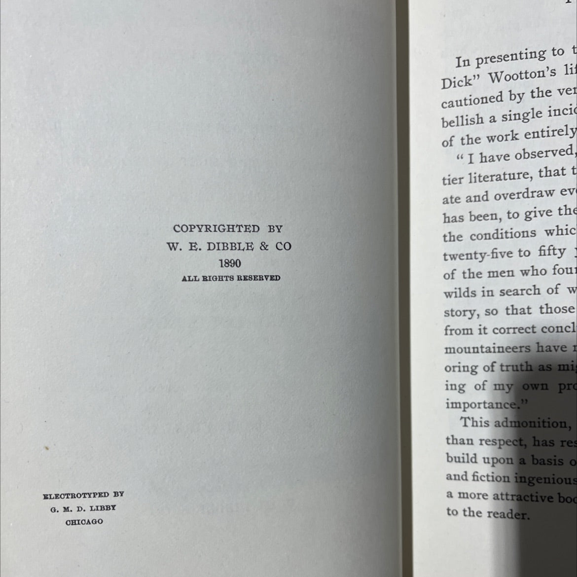 uncle dick wootton the pioneer frontiersman of the rocky mountain region book, by howard louis conard, 1890 Leather, image 3