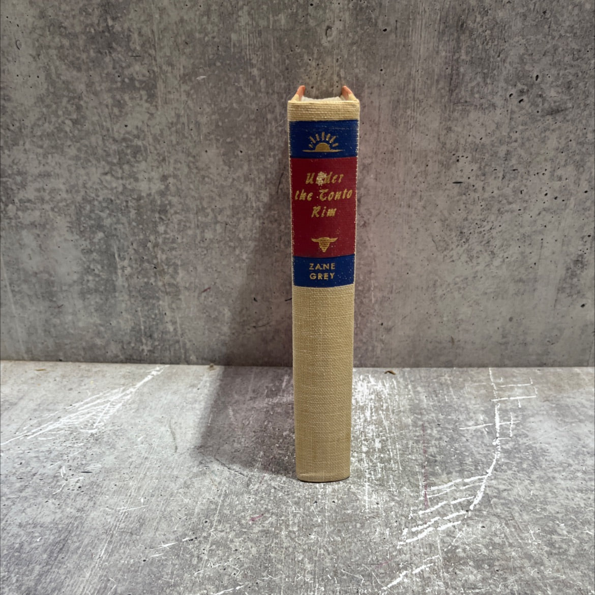 under the tonto rim book, by zane grey, 1954 Hardcover image 4