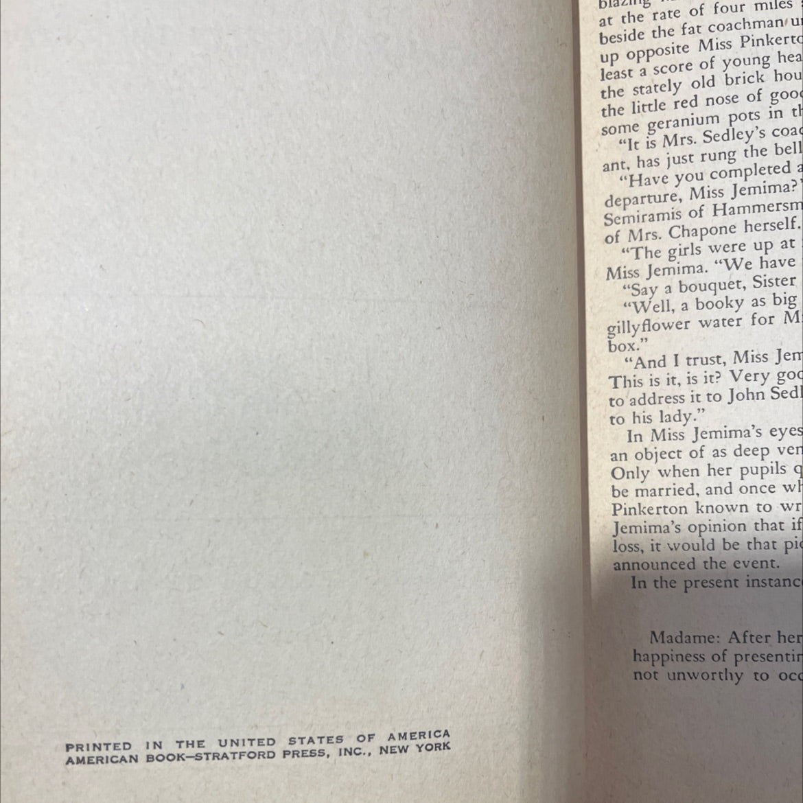 vanity fair a novel without a hero book, by william makepeace thackeray, 1970 Hardcover image 3
