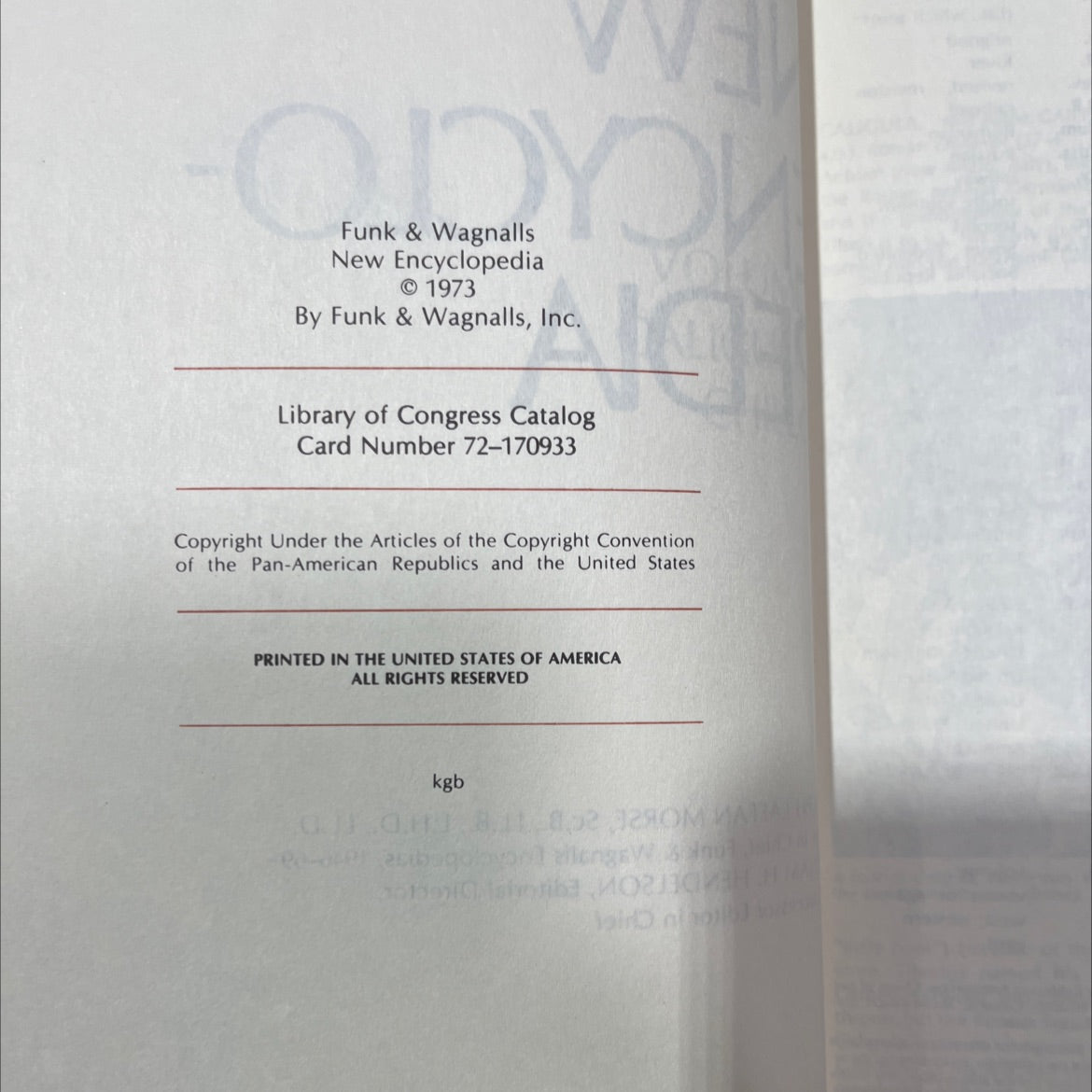 volume aligula to chillon opedia book, by joseph laffan morse, 1973 Leather image 3