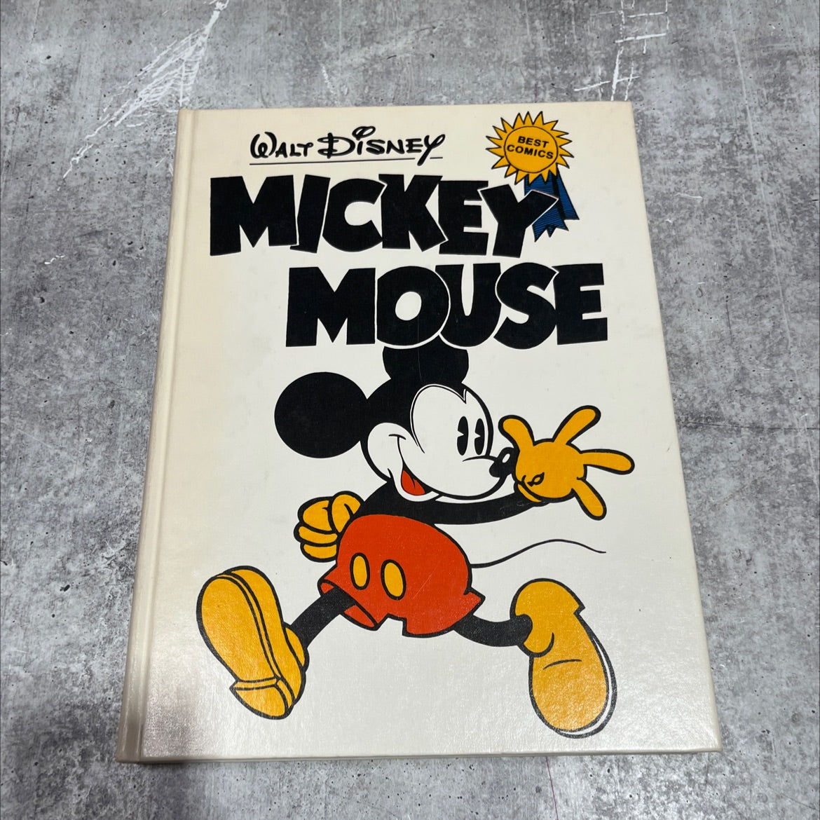 walt disney mickey mouse book, by walt disney productions, 1978
