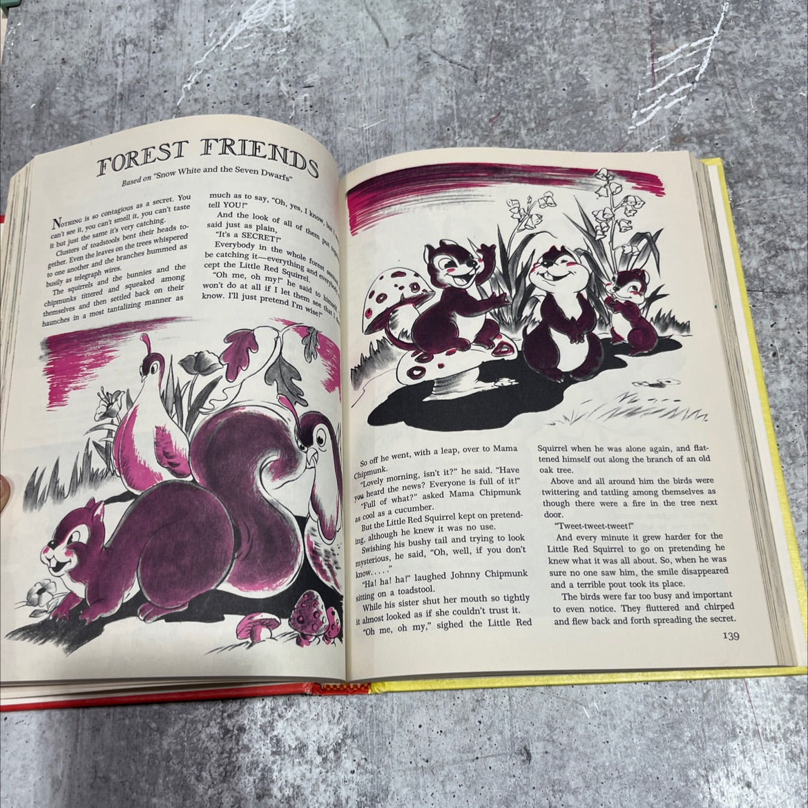 walt disney's at story land 55 favorite stories book, by frances saldinger, 1962 Hardcover image 4