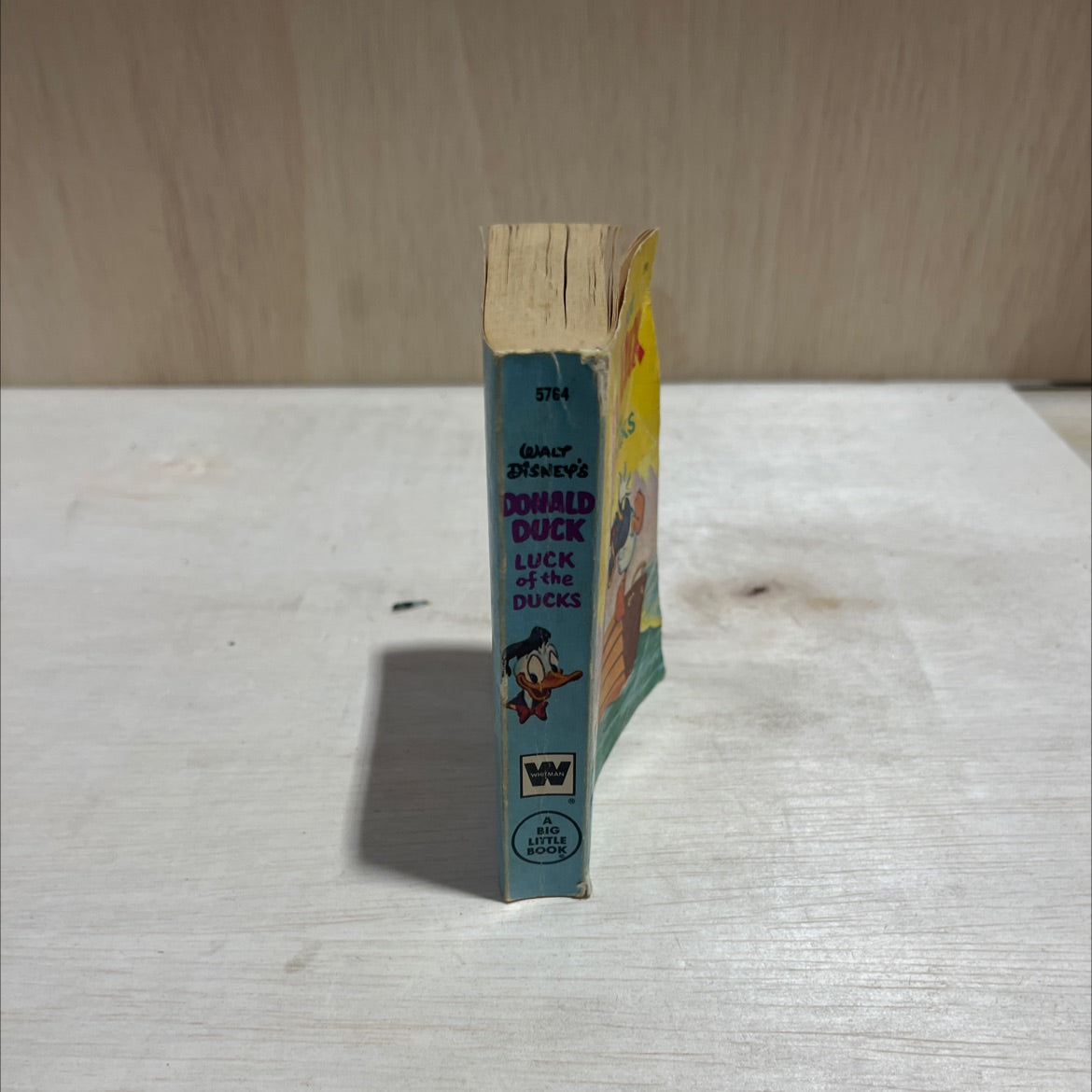 walt disney's donald duck luck of the ducks book, by carl fallberg, 1969 Paperback image 4