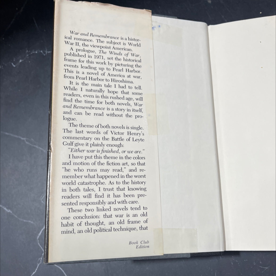 war and remembrance book, by herman wouk, 1978 Hardcover image 4