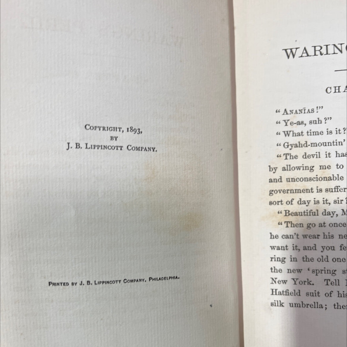 waring's peril book, by capt. charles king, 1894 Hardcover image 3