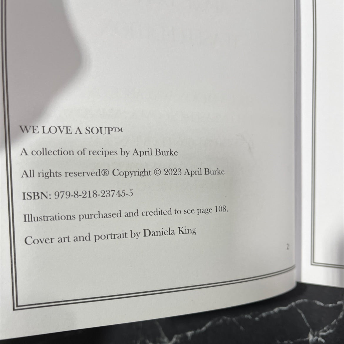 we love a soup book, by april burke, 2023 Hardcover image 3
