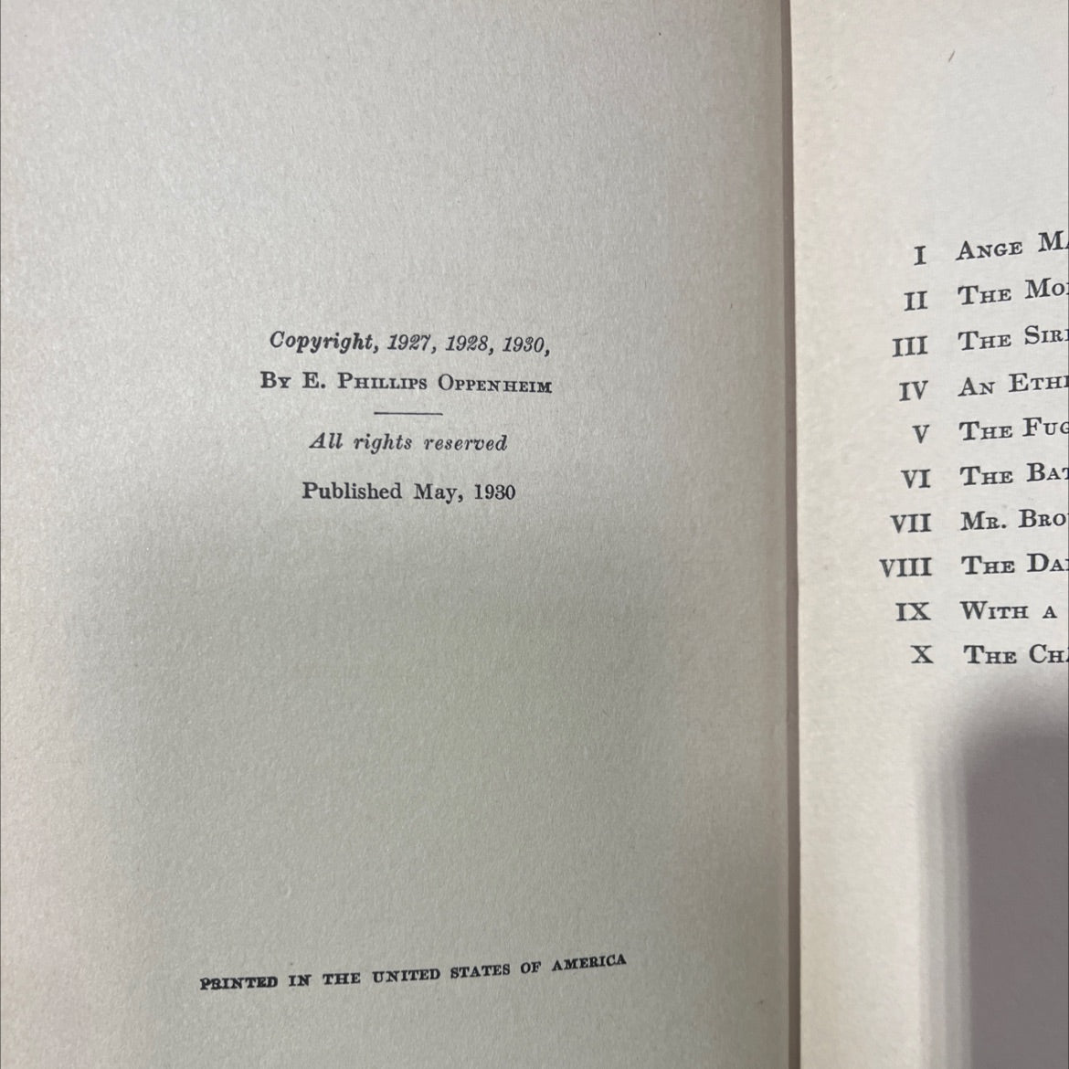 what happened to forester book, by e. phillips oppenheim, 1930 Hardcover image 3