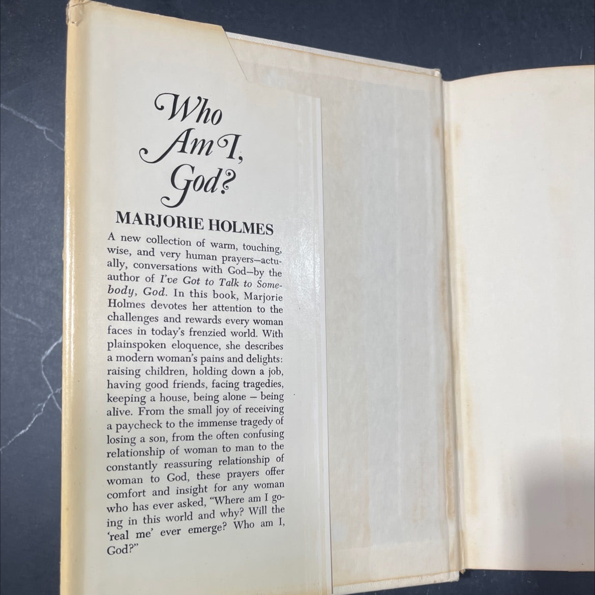 who am i, god? book, by marjorie holmes, 1971 Hardcover image 4