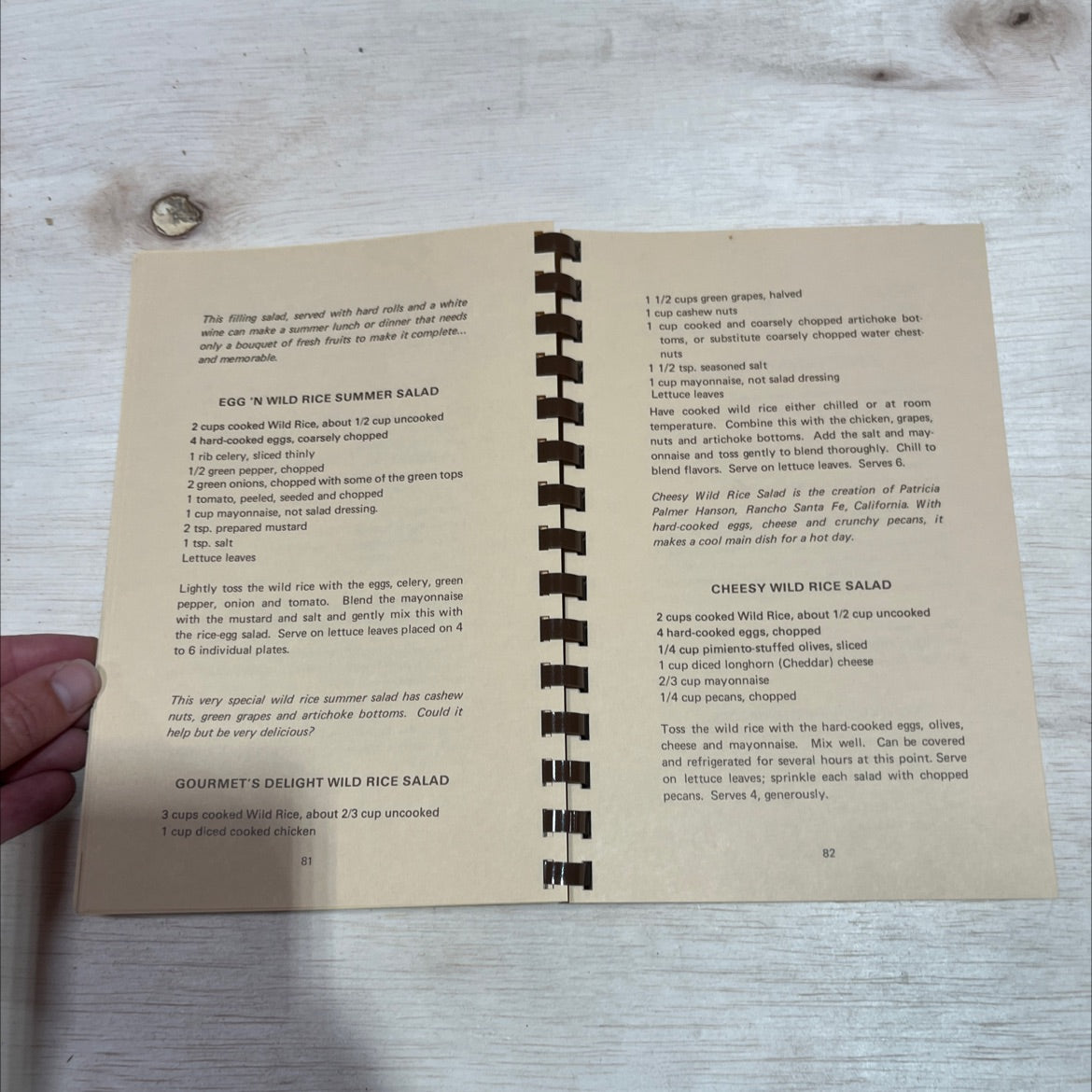 wild rice for all seasons cookbook book, by Beth Anderson, 1981 Paperback image 4