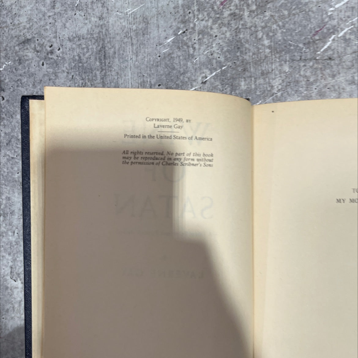 wine of satan - a tale of bohemond, prince of antioch book, by laverne gay, 1949 Hardcover image 3