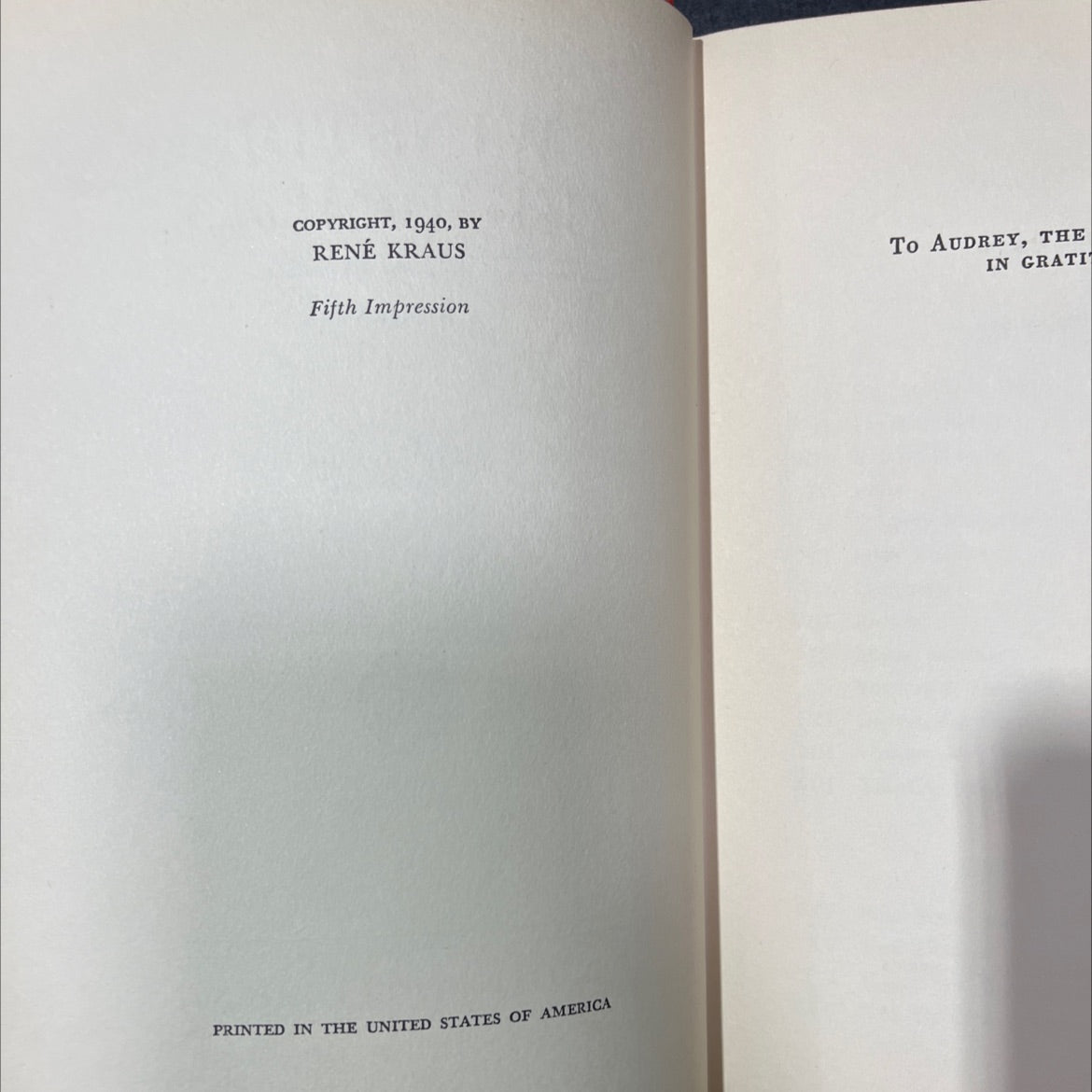 winston churchill a biography book, by rené kraus, 1940 Hardcover image 3