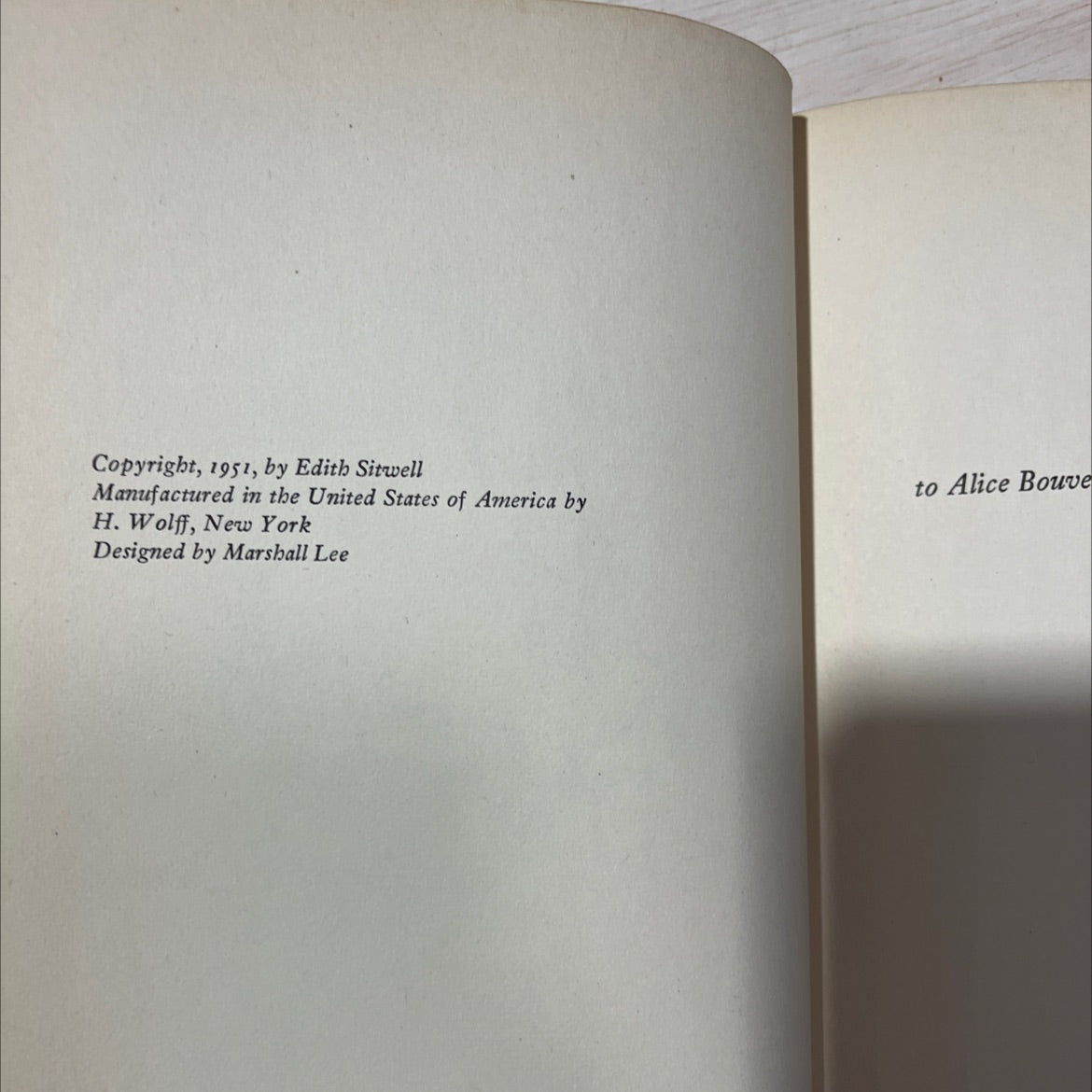 winter book, by edith sitwell, 1951 Hardcover, First Edition, Vintage image 3