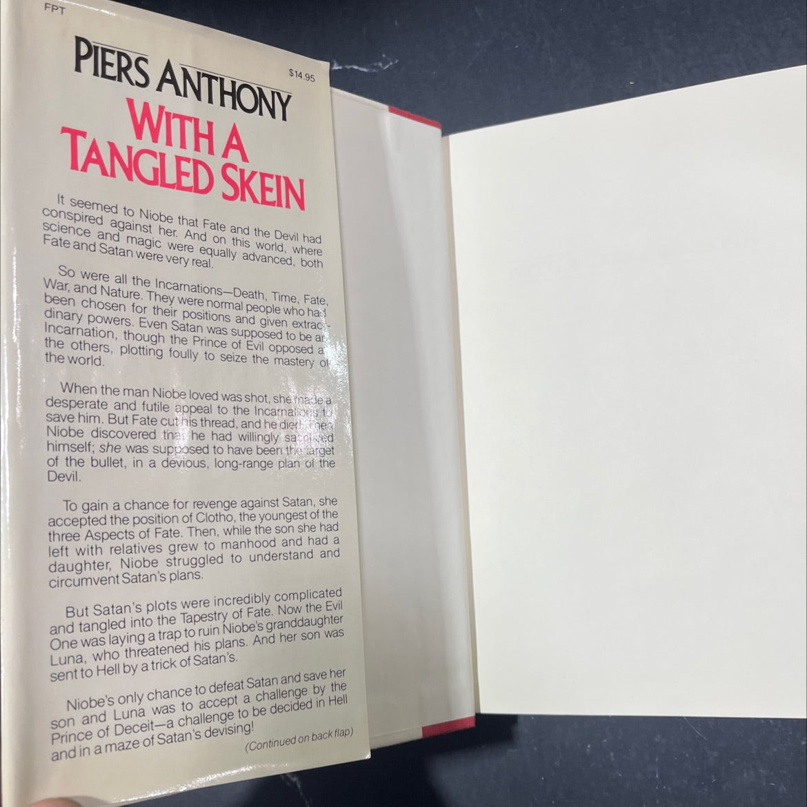 with a tangled skein book, by piers anthony, 1985 Hardcover image 4