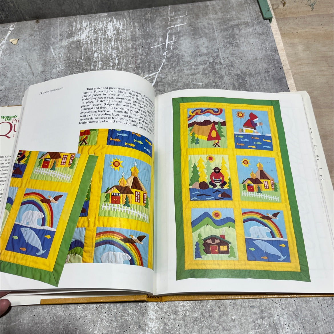 woman's day prize-winning quilts, coverlets & afghans book, by Julie Houston, 1982 Hardcover image 4