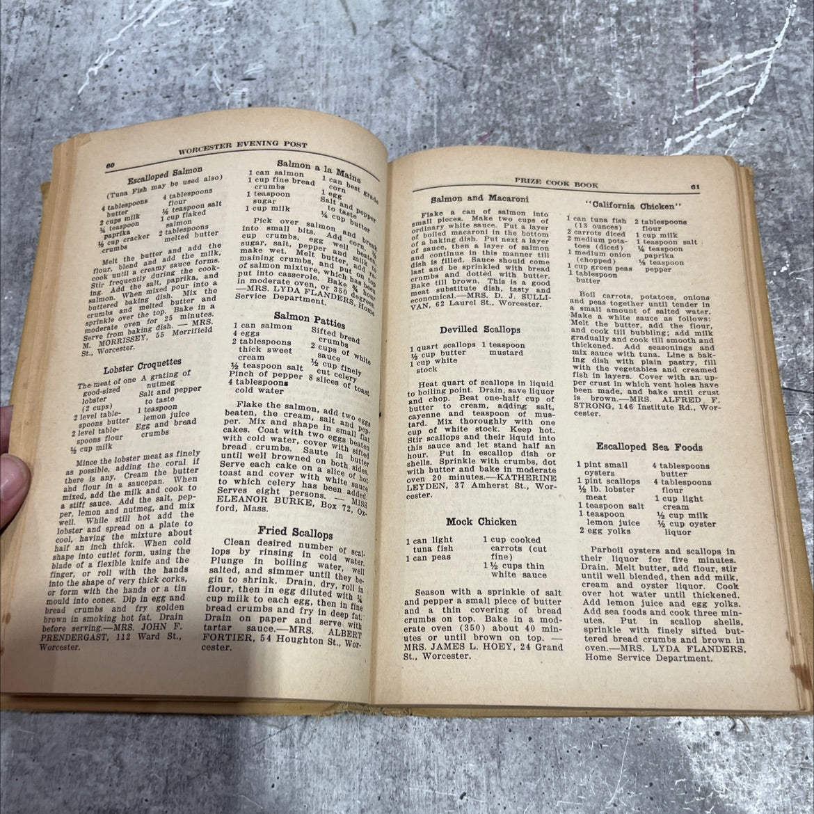 worcester evening post prize cook book book, by lyda flanders, 1933 Hardcover image 4