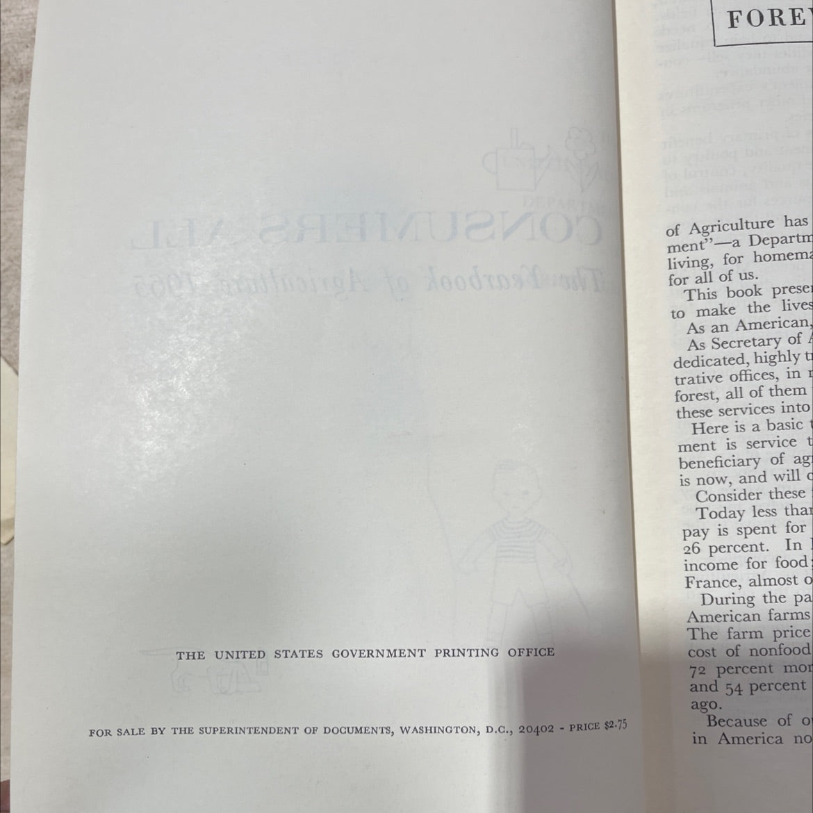 yearbook of agriculture 1965 book, by united states department of agriculture, 1965 Hardcover image 3